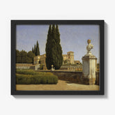 View of the Gardens of the Villa Albani. Rome by C.W. Eckersberg - thumbnail_1_bf_67673094b7c995d950163ffc